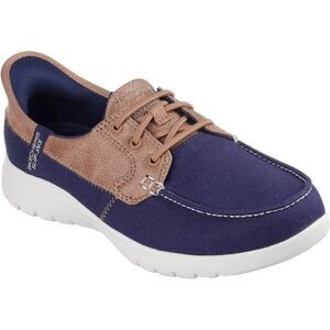 Skechers Womens/Ladies On The Go Flex Palmilla Boat Shoes / Navy
